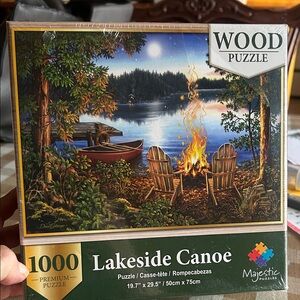 NWT Majestic Lakeside Canoe Puzzle